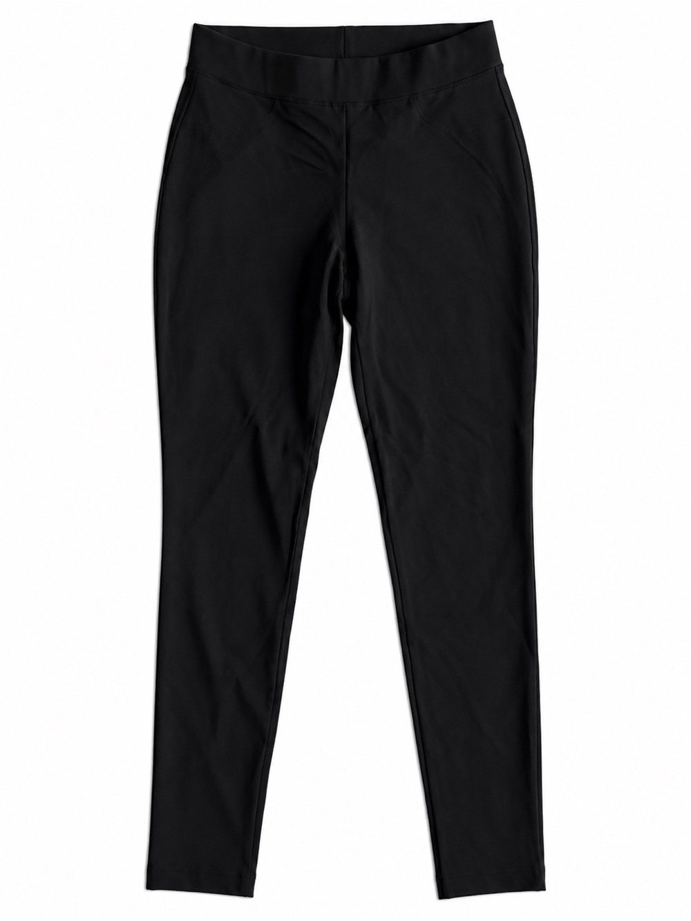 Chico’s Black Pull-On Slim Stretch Pants Leggings Size 0 (US 4)
